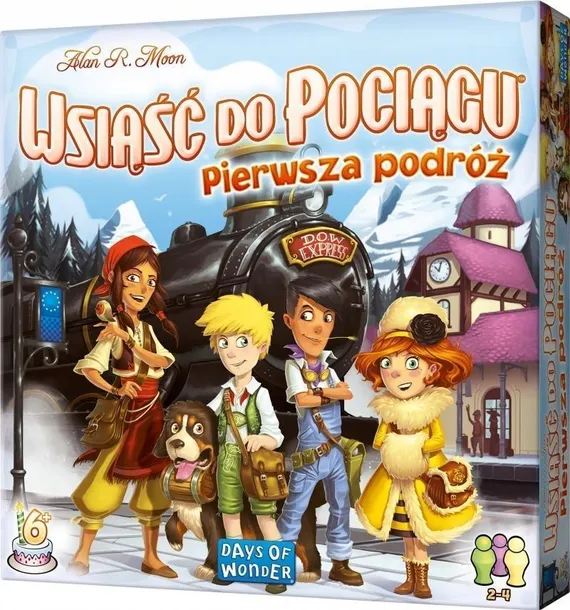 Okładka gry: wsiąść do pociągu