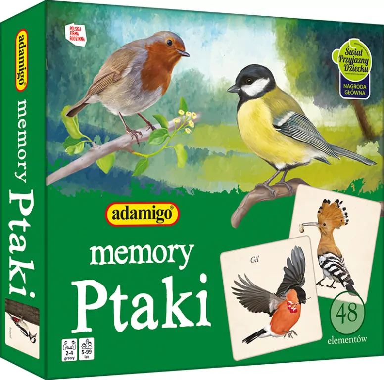 Okładka gry: Ptaki memory