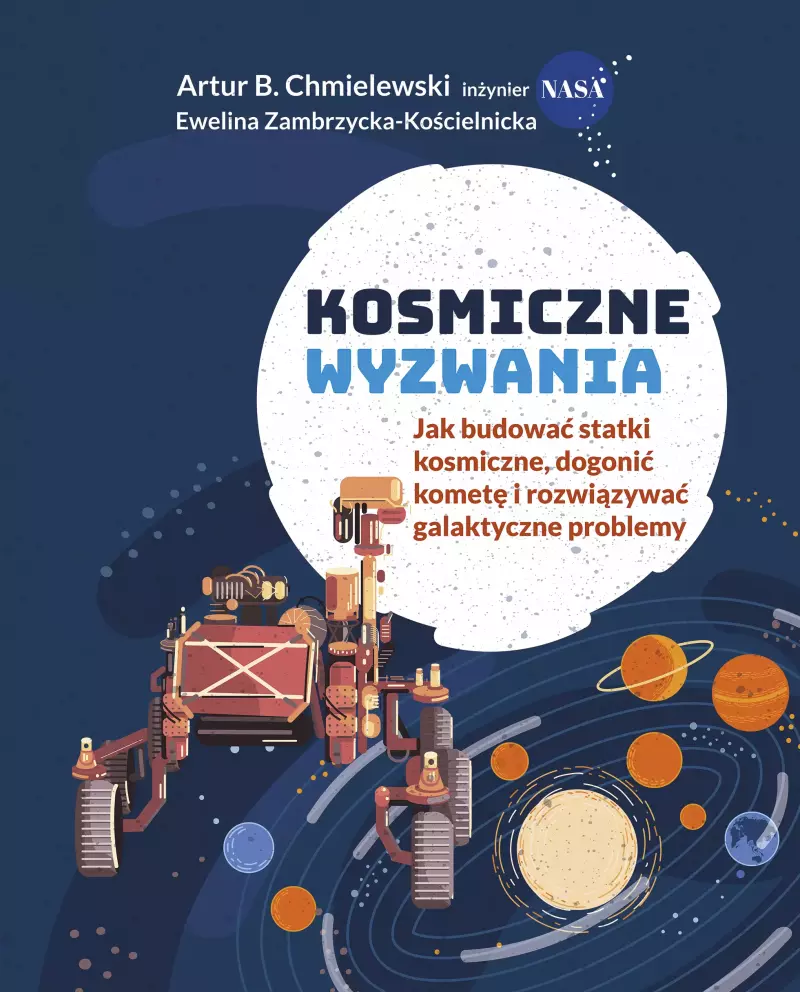 Okładka książki pod tytułem: Kosmiczne wyzwania.