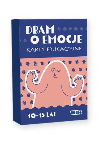 Okładka gry pod tytułem: Dbam o emocje: karty edukacyjne