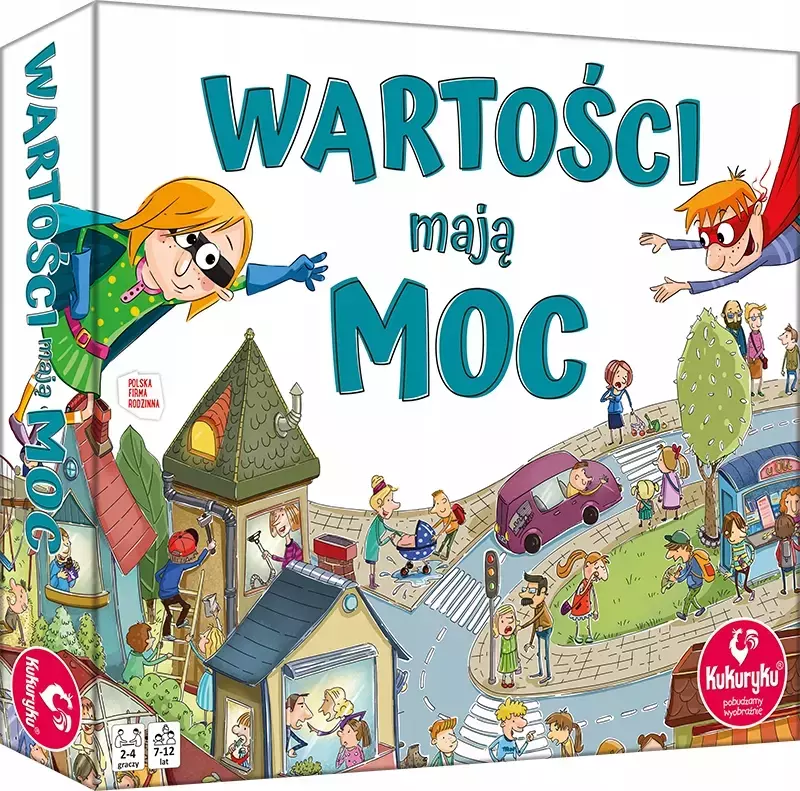 Okładka gry pod tytułem: Wartości mają moc.