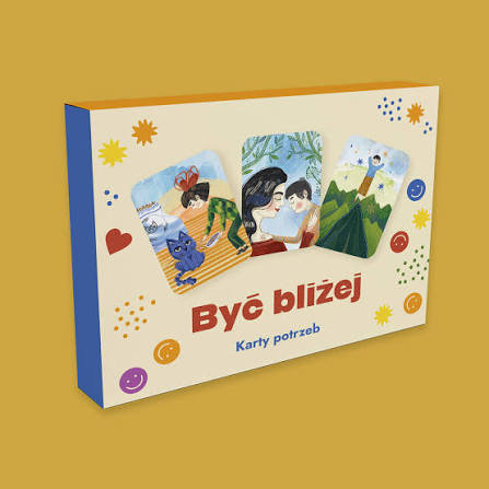 Okładka gry pod tytułem: Być bliżej.