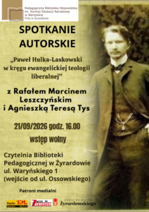 plakat spotkanie autorskie